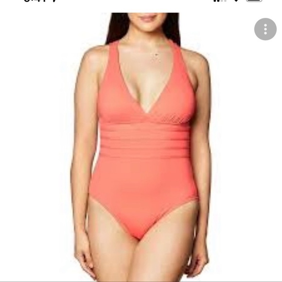 La Blanca • Island Goddess swimsuit one piece bathing suit coral - Picture 1 of 14